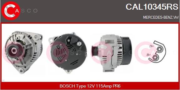 Casco CAL10345RS - Alternator furqanavto.az