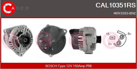 Casco CAL10351RS - Alternator furqanavto.az