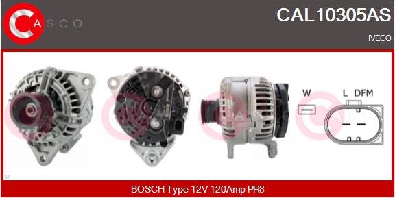 Casco CAL10305AS - Alternator furqanavto.az