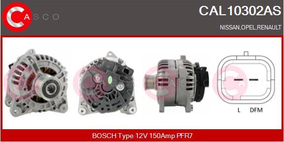 Casco CAL10302AS - Alternator furqanavto.az