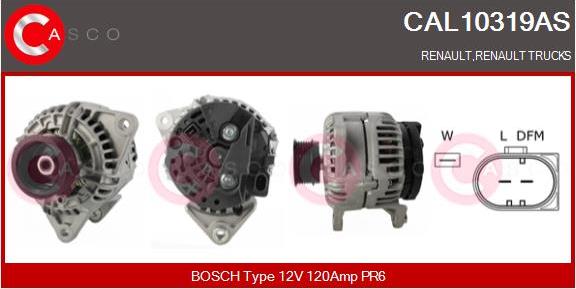 Casco CAL10319AS - Alternator furqanavto.az