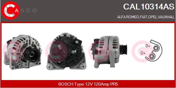 Casco CAL10314AS - Alternator furqanavto.az