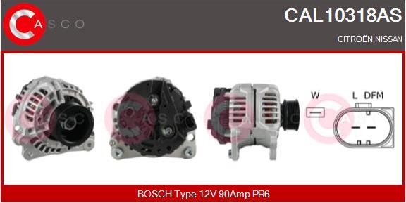 Casco CAL10318AS - Alternator furqanavto.az