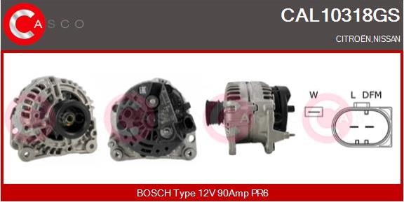 Casco CAL10318GS - Alternator furqanavto.az