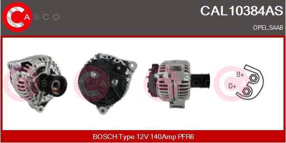 Casco CAL10384AS - Alternator furqanavto.az