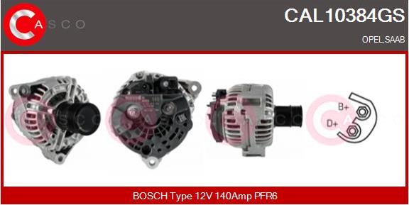 Casco CAL10384GS - Alternator furqanavto.az