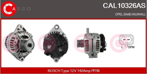 Casco CAL10326AS - Alternator furqanavto.az