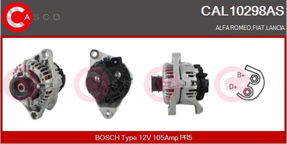 Casco CAL10298AS - Alternator furqanavto.az