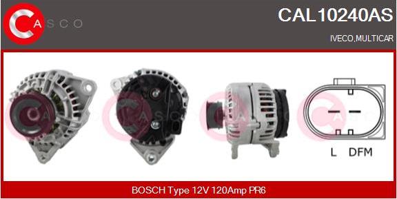 Casco CAL10240AS - Alternator furqanavto.az