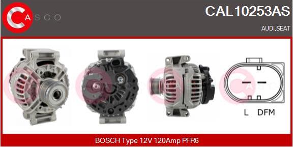 Casco CAL10253AS - Alternator furqanavto.az