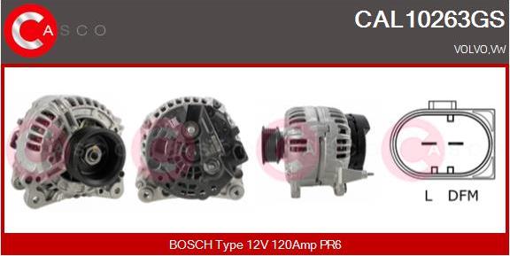 Casco CAL10263GS - Alternator furqanavto.az