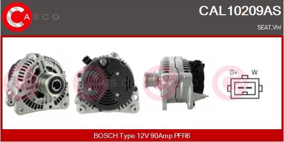 Casco CAL10209AS - Alternator furqanavto.az