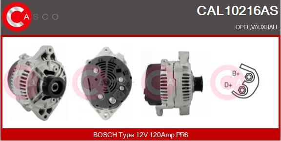 Casco CAL10216AS - Alternator furqanavto.az