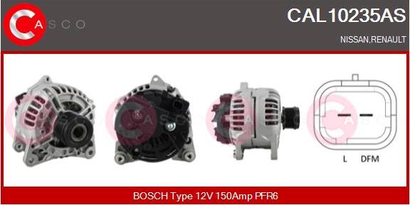 Casco CAL10235AS - Alternator furqanavto.az