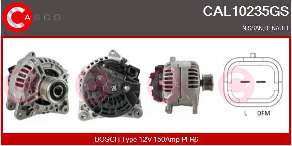Casco CAL10235GS - Alternator furqanavto.az