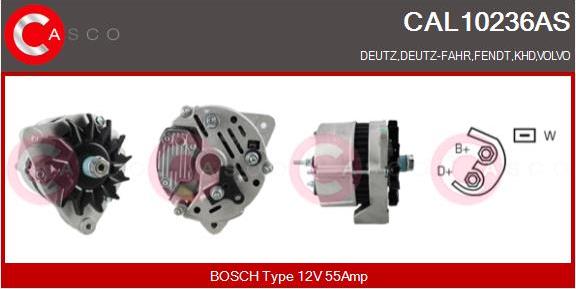 Casco CAL10236AS - Alternator furqanavto.az
