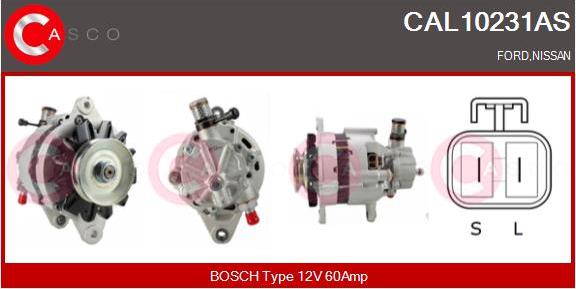 Casco CAL10231AS - Alternator furqanavto.az