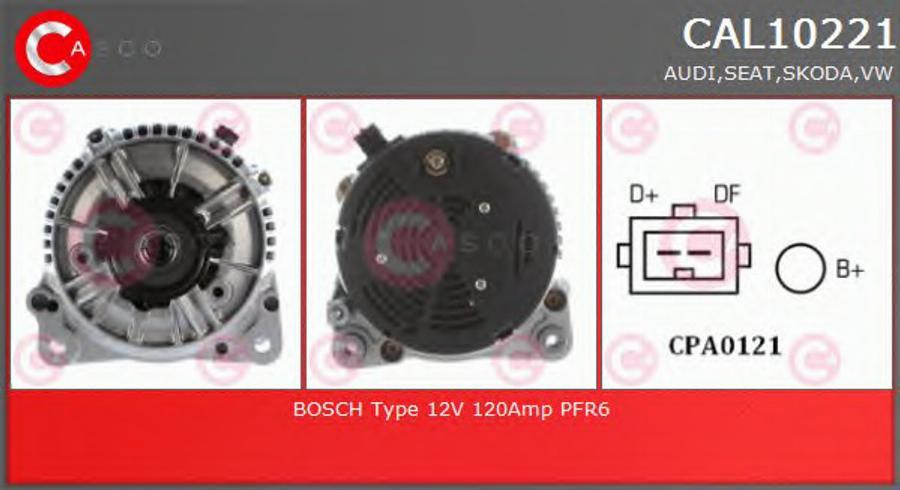 Casco CAL10221 - Alternator furqanavto.az