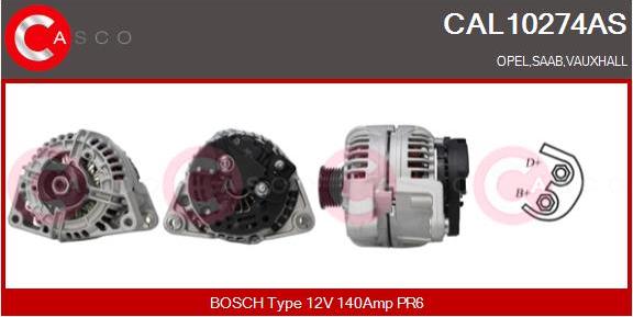 Casco CAL10274AS - Alternator furqanavto.az