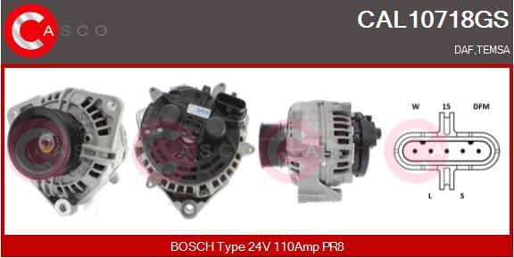 Casco CAL10718GS - Alternator furqanavto.az