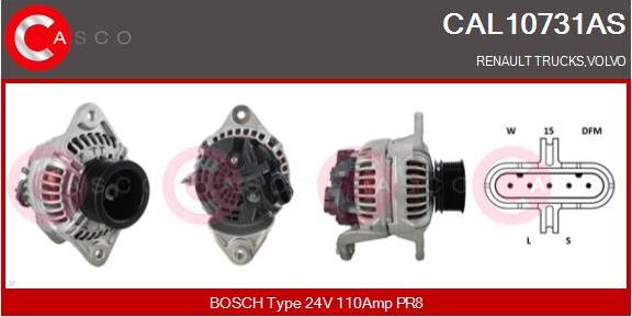 Casco CAL10731AS - Alternator furqanavto.az