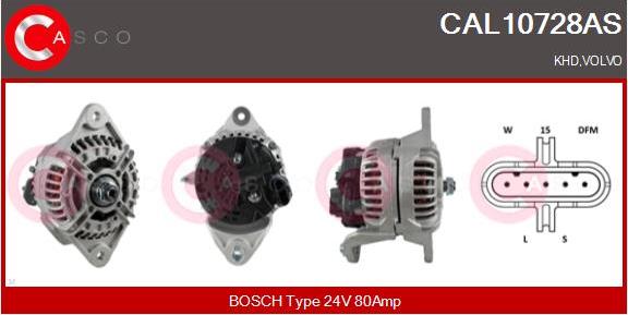 Casco CAL10728AS - Alternator furqanavto.az