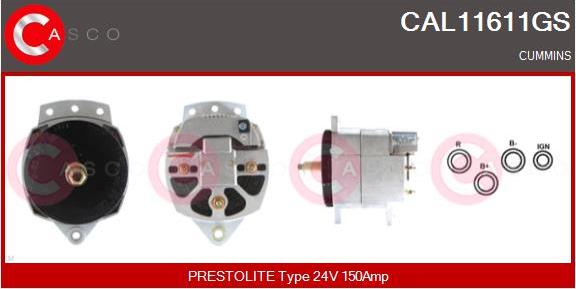Casco CAL11611GS - Alternator furqanavto.az
