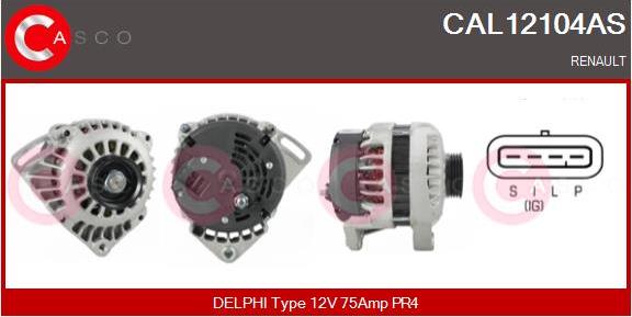 Casco CAL12104AS - Alternator furqanavto.az