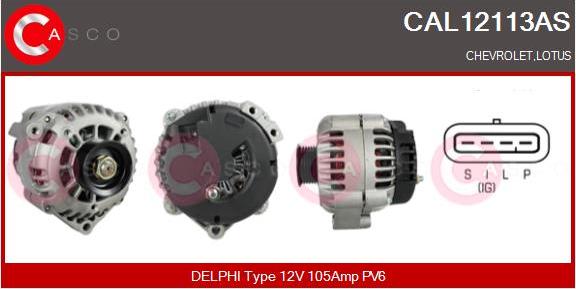 Casco CAL12113AS - Alternator furqanavto.az