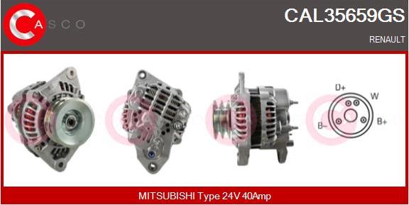 Casco CAL35659GS - Alternator furqanavto.az