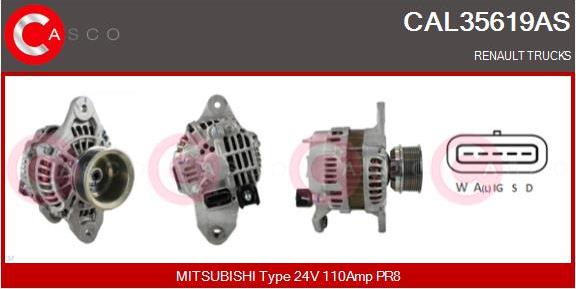 Casco CAL35619AS - Alternator furqanavto.az