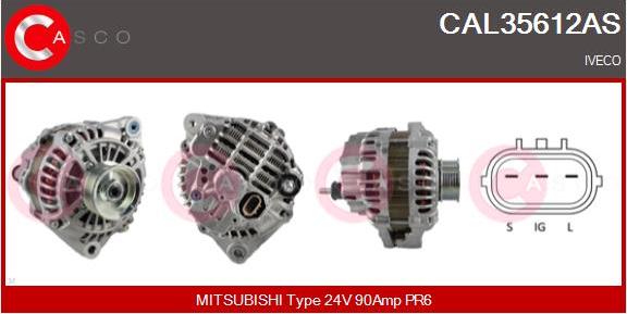 Casco CAL35612AS - Alternator furqanavto.az