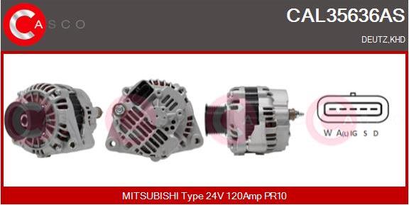 Casco CAL35636AS - Alternator furqanavto.az