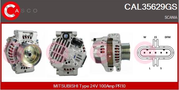 Casco CAL35629GS - Alternator furqanavto.az
