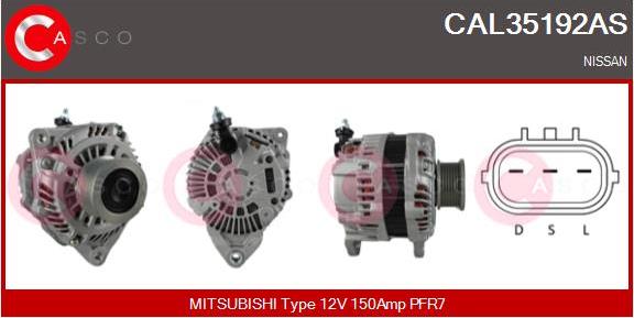 Casco CAL35192AS - Alternator furqanavto.az