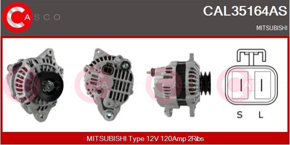 Casco CAL35164AS - Alternator furqanavto.az