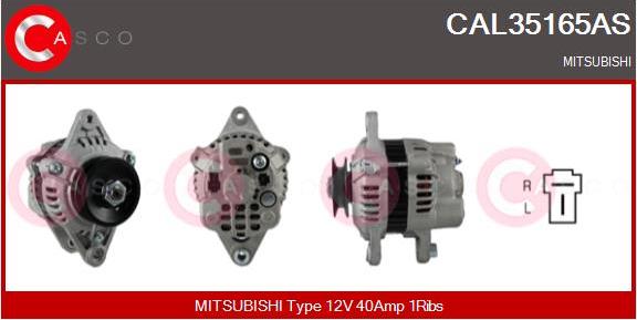 Casco CAL35165AS - Alternator furqanavto.az