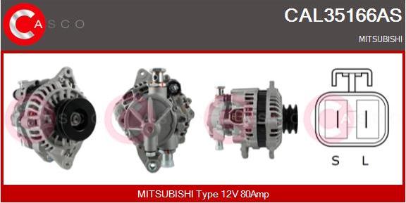 Casco CAL35166AS - Alternator furqanavto.az