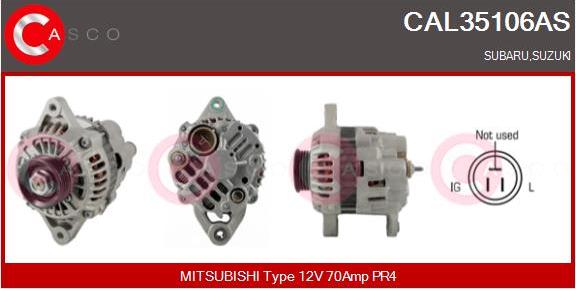 Casco CAL35106AS - Alternator furqanavto.az