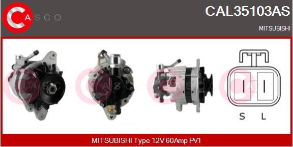 Casco CAL35103AS - Alternator furqanavto.az