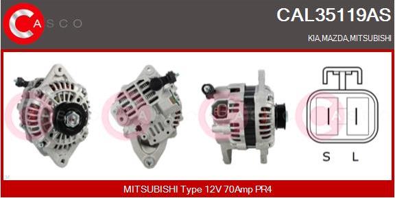 Casco CAL35119AS - Alternator furqanavto.az