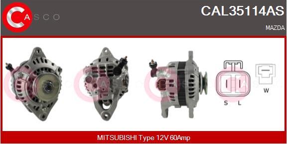 Casco CAL35114AS - Alternator furqanavto.az