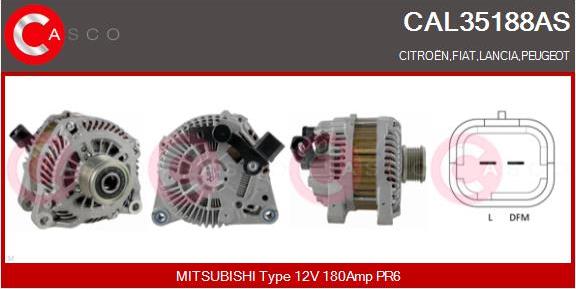 Casco CAL35188AS - Alternator furqanavto.az