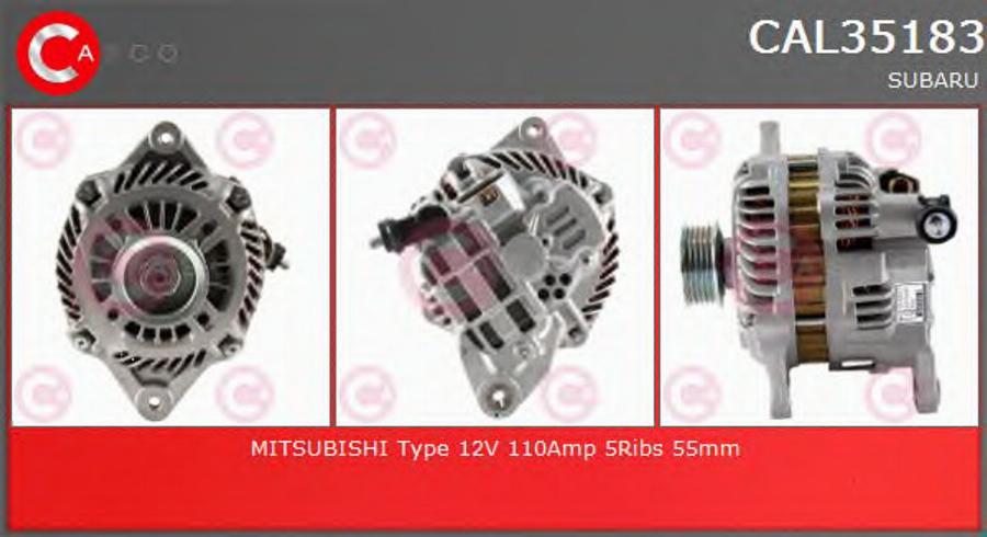 Casco CAL35183 - Alternator furqanavto.az