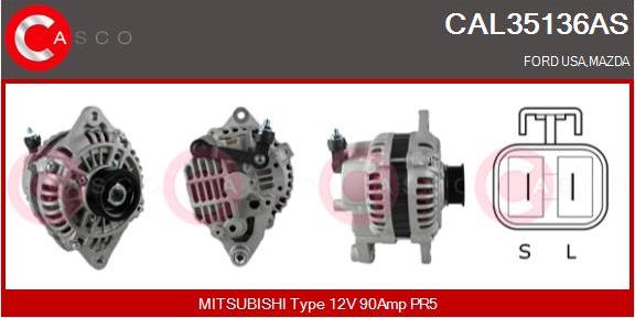 Casco CAL35136AS - Alternator furqanavto.az