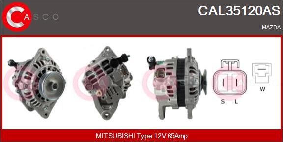 Casco CAL35120AS - Alternator furqanavto.az