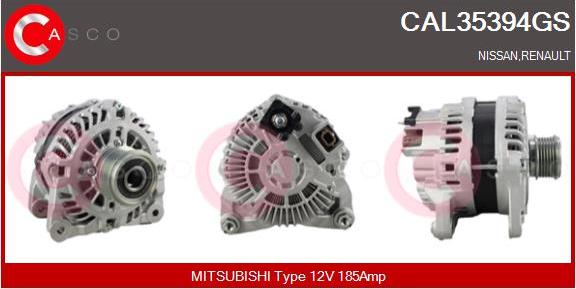 Casco CAL35394GS - Alternator furqanavto.az