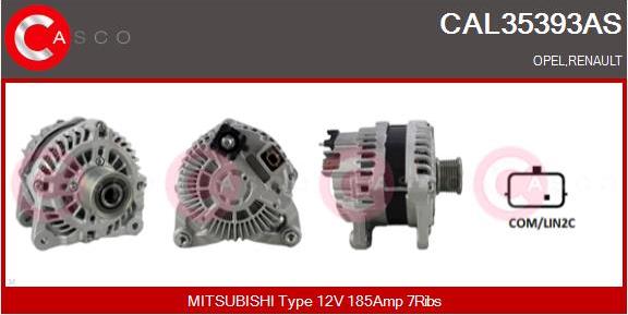 Casco CAL35393AS - Alternator furqanavto.az