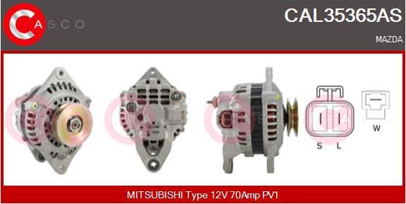 Casco CAL35365AS - Alternator furqanavto.az