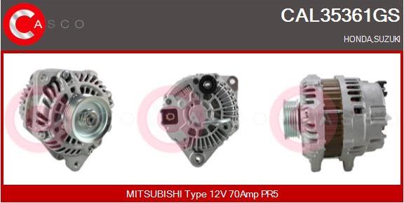 Casco CAL35361GS - Alternator furqanavto.az